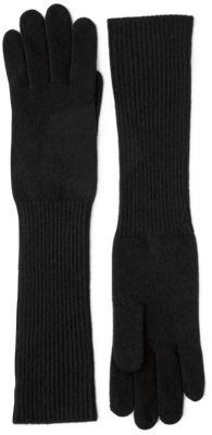 HESTRA LADIES CASHMERE GLOVE BLACK